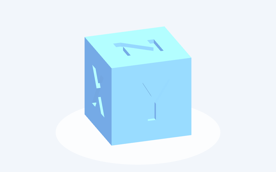 Calibration Cube open 3D print model